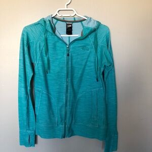 The North Face Teal hoodie Teal Size Medium